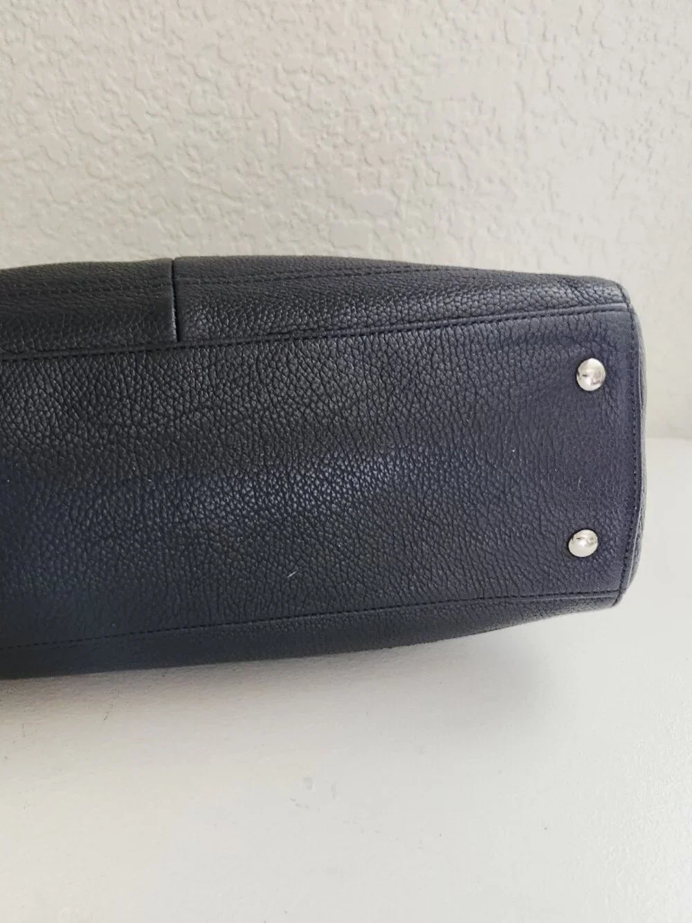 Euc Coach Black Leather Shoulder Bag Purse